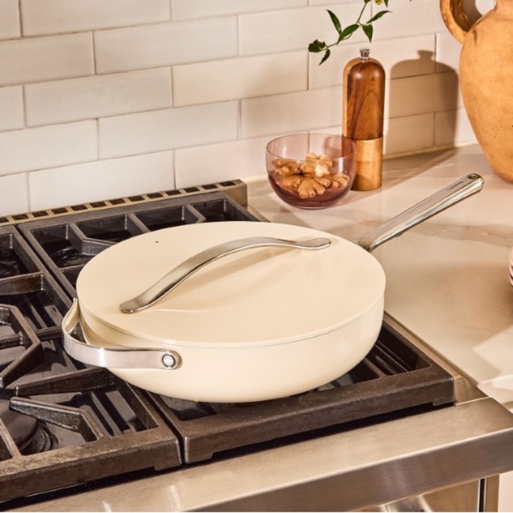 CARAWAY 12” Sauté Pan - Cream